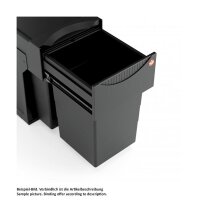 Hailo Abfallsammler 3666851 Tandem 15/15 Black Edition