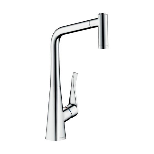 hansgrohe Küchenarmatur 320 Metris M71 | ausziehbarer Schlauch mit Brausefunktion