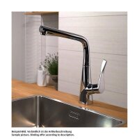 hansgrohe Küchenarmatur 320 Metris M71 | ausziehbarer Auslauf