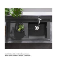 hansgrohe Einbauspüle S51 S514-F450, Becken rechts