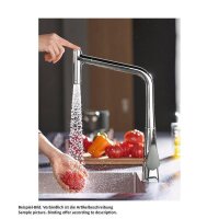 hansgrohe Küchenarmatur 320 Metris M71 | ausziehbarer Schlauch mit Brausefunktion | mit Schlauchbox (sBox)
