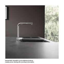 hansgrohe Küchenarmatur 250 Aquno Select M81 | ausziehbarer Schlauch mit Brausefunktion