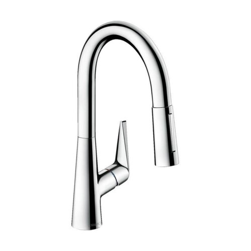 hansgrohe Küchenarmatur 160 Talis M51 | ausziehbarer Schlauch mit Brausefunktion | mit Schlauchbox (sBox)