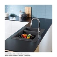 hansgrohe Küchenarmatur 200 Talis M51 | ausziehbarer Schlauch mit Brausefunktion | mit Schlauchbox (sBox)