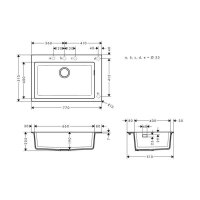 hansgrohe Einbauspüle 660 S510-F660
