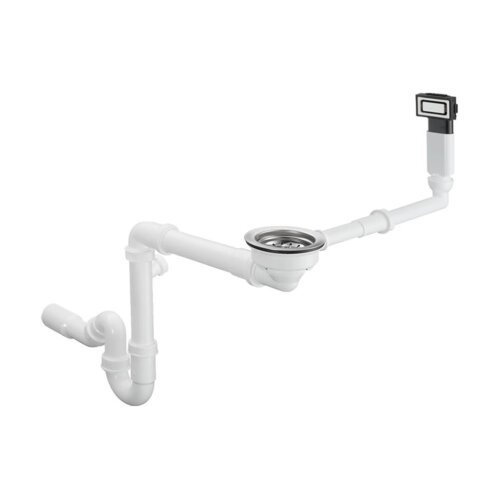 hansgrohe D14-10 Manuelle Ab- und Überlaufgarnitur für Einzelbecken für hansgrohe Edelstahlspülen