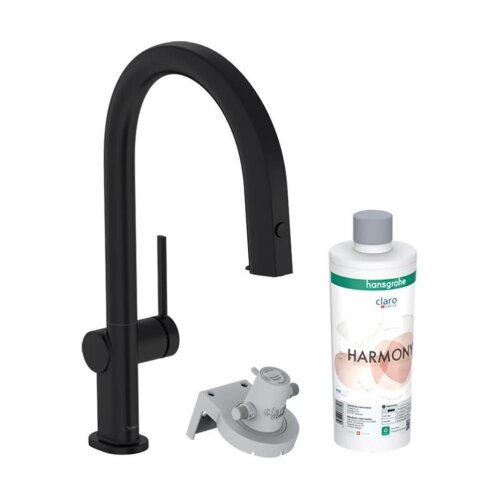 hansgrohe Küchenarmatur Aqittura M91, FilterSystem 210, ausziehbarer Auslauf, sBox