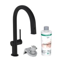 hansgrohe Küchenarmatur Aqittura M91, FilterSystem 210, ausziehbarer Auslauf, sBox