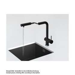 Schock Küchenarmatur Epos (ausziehbarer Auslauf) Cristadur Bronze