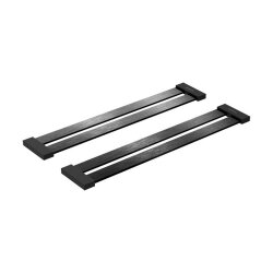 Schock Design Abtropfgitter optimal geeignet für Auflage und flächenbündige Spülen Brushed Black Metalic