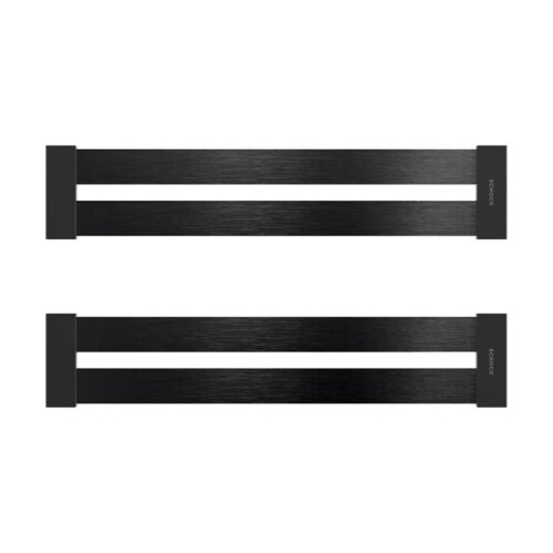 Schock Design Abtropfgitter optimal geeignet für Auflage und flächenbündige Spülen Brushed Black Metalic