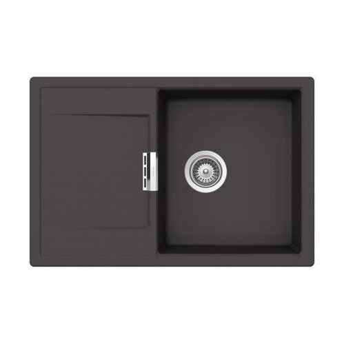 Schock Unterbauspüle Cristadur Mono D-100 U Green Line Dusk DSK Exzenterbedienung