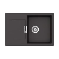 Schock Unterbauspüle Cristadur Mono D-100 U Green Line Dusk DSK Exzenterbedienung