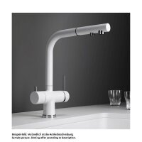 BLANCO Küchenarmatur FONTAS-S II, mit ausziehbarer Schlauchbrause, SILGRANIT-Look Vulkangrau
