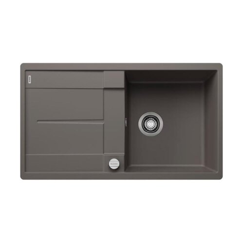 BLANCO Einbauspüle METRA 5 S-F flächenbündig einbaubar Vulkangrau