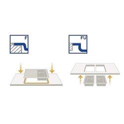 BLANCO Einbauspüle METRA 5 S-F flächenbündig einbaubar Vulkangrau