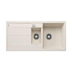 BLANCO Einbauspüle METRA 6 S Silgranit Softweiß