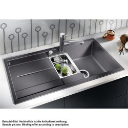 BLANCO Einbauspüle METRA 6 S Silgranit Softweiß