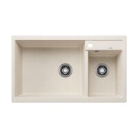 BLANCO Einbauspüle METRA 9 Silgranit Softweiß