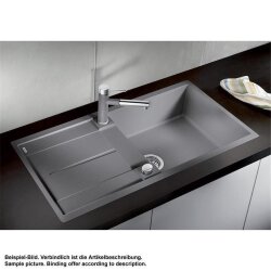 BLANCO Einbauspüle METRA XL 6 S-F Silgranit flächenbündig einbaubar Softweiß