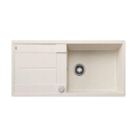 BLANCO Einbauspüle METRA XL 6 S-F Silgranit flächenbündig einbaubar Softweiß
