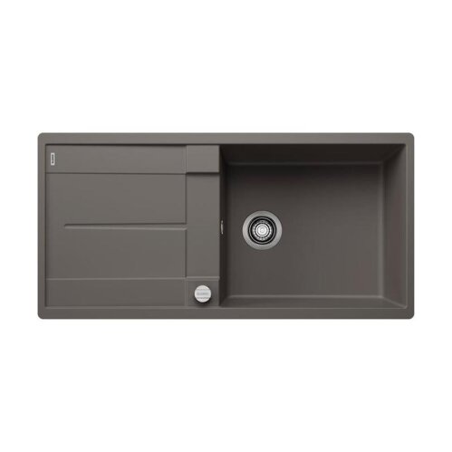 BLANCO Einbauspüle METRA XL 6 S-F Silgranit flächenbündig einbaubar Vulkangrau