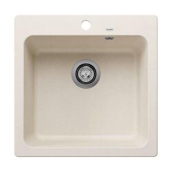 BLANCO Einbauspüle NAYA 5 Silgranit Softweiß