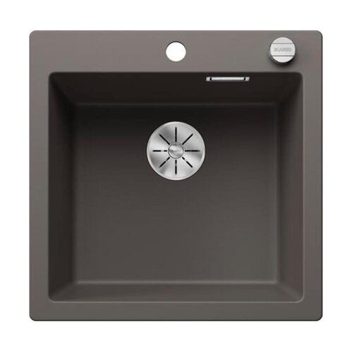 BLANCO Einbauspüle PLEON 5 Silgranit | InFino Ablaufsystem Vulkangrau
