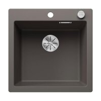 BLANCO Einbauspüle PLEON 5 Silgranit | InFino Ablaufsystem Vulkangrau