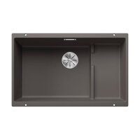 BLANCO Unterbaubecken SUBLINE 700-U Level Silgranit, InFino Vulkangrau