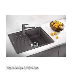BLANCO Einbauspüle ZIA 45 S Compact Silgranit Vulkangrau