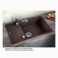 BLANCO Einbauspüle ZIA XL 6 S Compact Silgranit Vulkangrau
