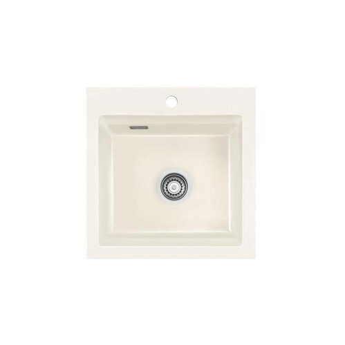 Systemceram Einbaubecken KeraDomo KARA 51 Handbetätigung Magnolie (glänzend)
