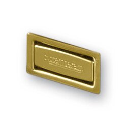 Systemceram Überlauf eckig Mattgold