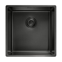 Franke Einbaubecken Mythos Masterpiece BXM 210 / 110-40 Edelstahl PVD Anthracite, Druckknopfventil
