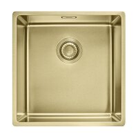 Franke Einbaubecken Mythos Masterpiece BXM 210 / 110-40 Edelstahl PVD Gold, Druckknopfventil