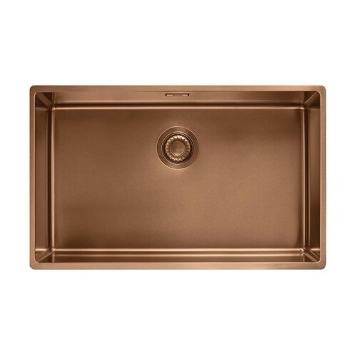Franke Einbaubecken Mythos Masterpiece BXM 210 / 110-68 Edelstahl PVD Copper, Druckknopfventil