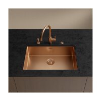 Franke Einbaubecken Mythos Masterpiece BXM 210 / 110-68 Edelstahl PVD Copper, Druckknopfventil