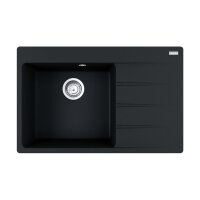 Franke Einbauspüle Centro CNG 611-78 A Fragranit Onyx, Becken links