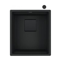Franke Unterbauspüle Kubus 2 KNG 110-37 Fragranit+ Black Matt - Black Collection
