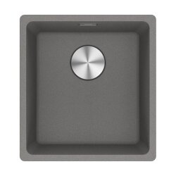 Franke Unterbaubecken Maris MRG 110-37 Fragranit Steingrau, Druckknopfventil