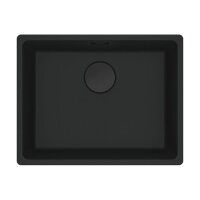 Franke Unterbaubecken Maris MRG 110-52 Fragranit Black Matt - Black Collection, Handbetätigung