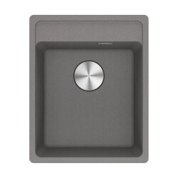 Franke Einbaubecken Maris MRG 210-37 A Fragranit flächenbündig einbaubar, Steingrau, Druckknopfventil