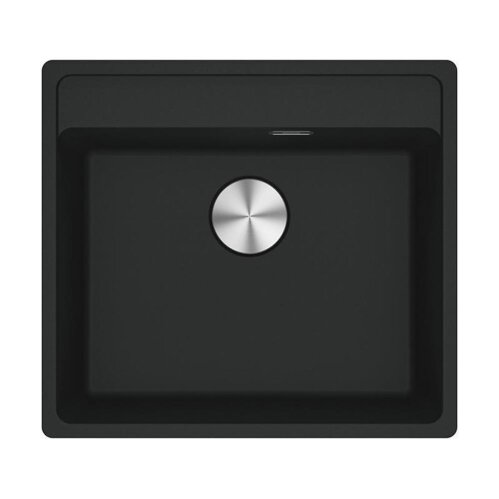 Franke Einbaubecken Maris MRG 210-52 A Fragranit flächenbündig einbaubar, Black Matt, Druckknopfventil