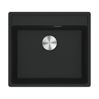 Franke Einbaubecken Maris MRG 210-52 A Fragranit flächenbündig einbaubar, Black Matt, Druckknopfventil