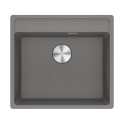 Franke Einbaubecken Maris MRG 210-52 A Fragranit flächenbündig einbaubar, Steingrau, Handbetätigung