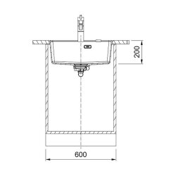 Franke Einbaubecken Maris MRG 210-52 A Fragranit flächenbündig einbaubar, Steingrau, Handbetätigung