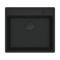 Franke Einbaubecken Maris MRG 210-52 A Fragranit flächenbündig einbaubar, Black Matt - Black Collection