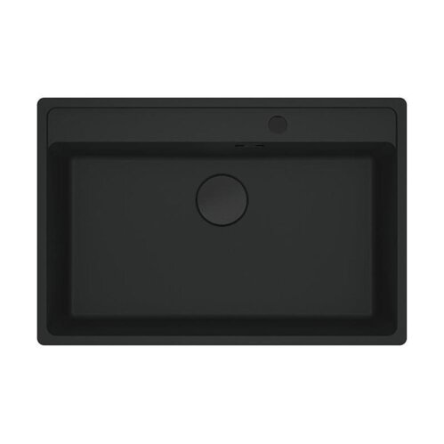 Franke Einbaubecken Maris MRG 210-72 A Fragranit flächenbündig einbaubar, Black Matt - Black Collection