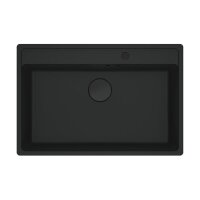 Franke Einbaubecken Maris MRG 210-72 A Fragranit flächenbündig einbaubar, Black Matt - Black Collection